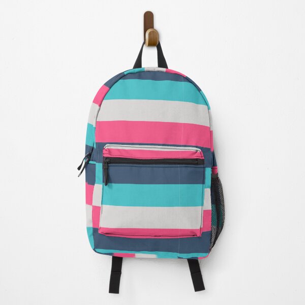 Item preview, Blue and pink abstract minimal stripes designed and sold by TalBright.