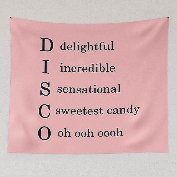 Item preview, Disco Lyrics 1 designed and sold by loganferret.