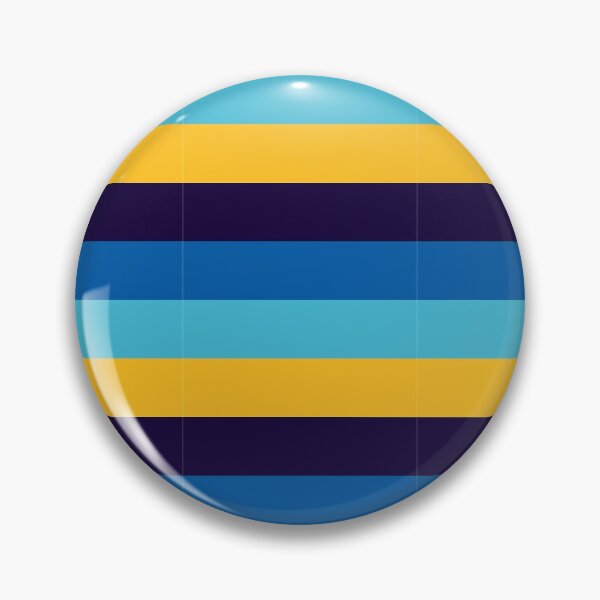 Item preview, Modern minimalist stripe pattern - yellow and blues designed and sold by TalBright.