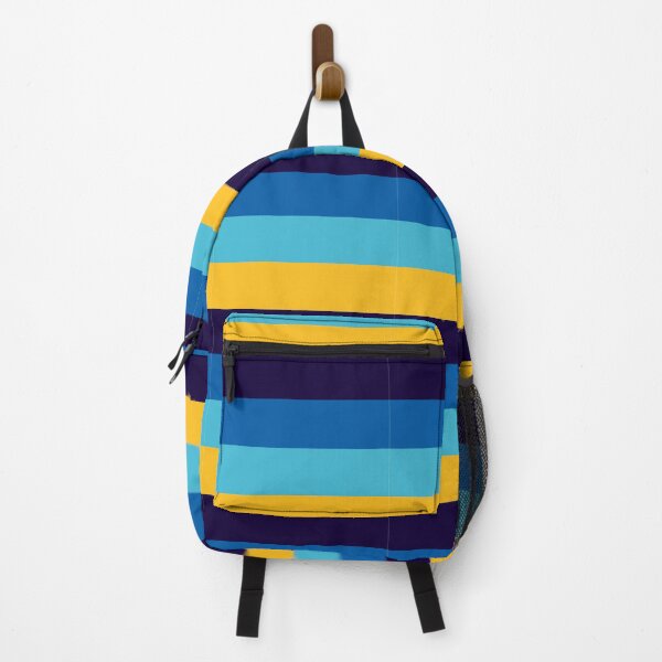 Item preview, Modern minimalist stripe pattern - yellow and blues designed and sold by TalBright.