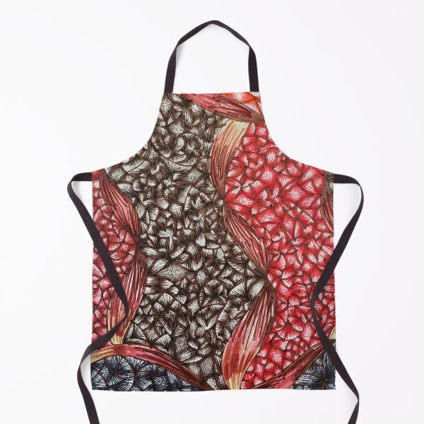 Item preview, Brown and Red Abstract Ribbons designed and sold by artbyalette.