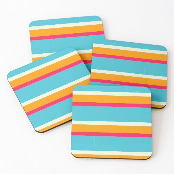 Item preview, Colorful abstract minimal stripe pattern designed and sold by TalBright.