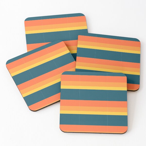 Item preview, Hot and cold minimalist stripe pattern designed and sold by TalBright.
