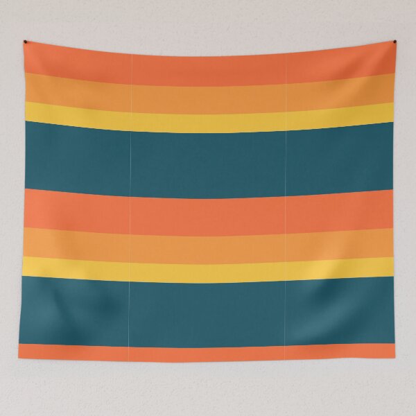 Item preview, Hot and cold minimalist stripe pattern designed and sold by TalBright.