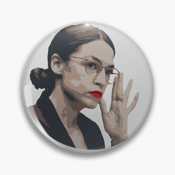Item preview, AOC Alexandria Ocasio-Cortez (Red Lip Colorway) designed and sold by BCOD.