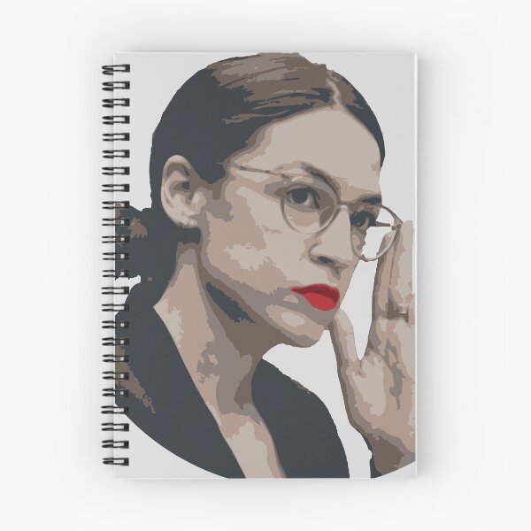 Item preview, AOC Alexandria Ocasio-Cortez (Red Lip Colorway) designed and sold by BCOD.