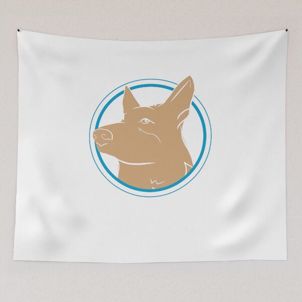 Item preview, Can Palleiro head Circle without letter filled brown white stroke designed and sold by Fulgenl.