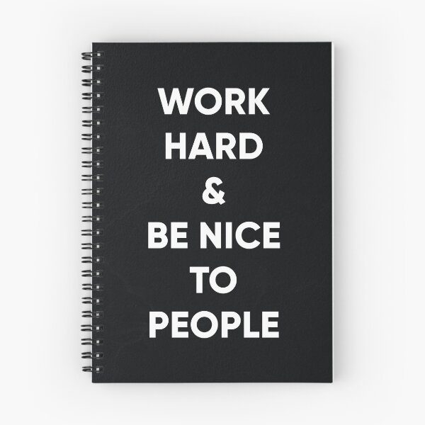 Item preview, Work Hard and Be Nice to People designed and sold by Full Moon.