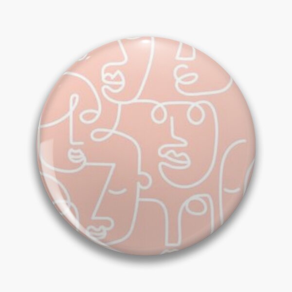 Item preview, Doodle Faces On Peach Background Emotions designed and sold by AMS-ART.