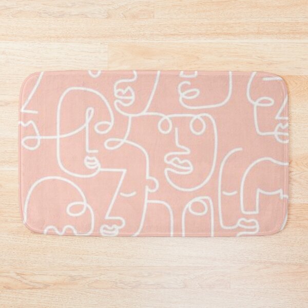 Item preview, Doodle Faces On Peach Background Emotions designed and sold by AMS-ART.