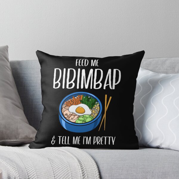 Item preview, Funny Korean Foodie Feed Me Bibimbap impresión designed and sold by jakehughes2015.