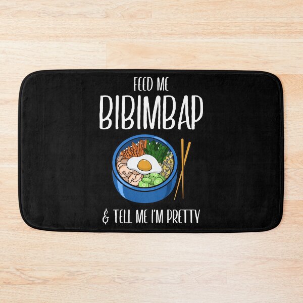 Item preview, Funny Korean Foodie Feed Me Bibimbap impresión designed and sold by jakehughes2015.