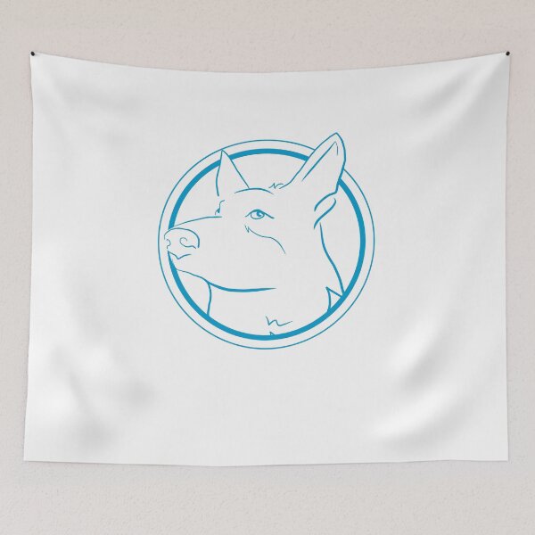 Item preview, Head Can Palleiro Circle without letter blue stroke designed and sold by Fulgenl.