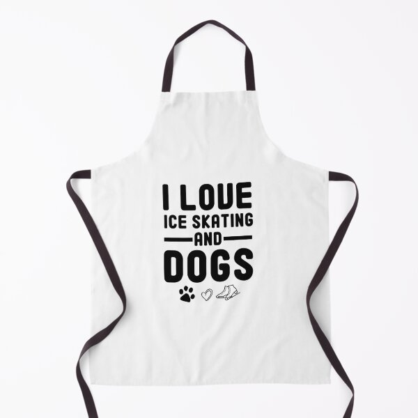 Item preview, I Love Ice Skating And Dogs / Skater Player Gift idea designed and sold by Chamssou.