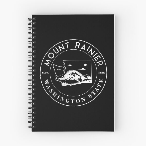 Item preview, Washington Mountain State Shape Hiking Mt Rainier design designed and sold by jakehughes2015.