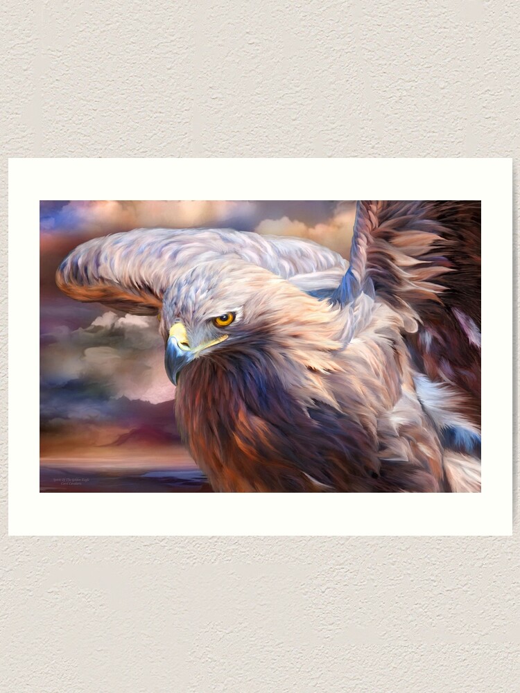 Impression Artistique Esprit De L Aigle Royal Par Carolcavalaris Redbubble