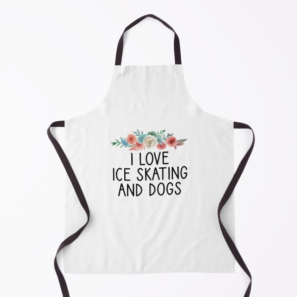 Item preview, I Love Ice Skating And Dogs /Skater Player Gift Dog Lovers designed and sold by Chamssou.