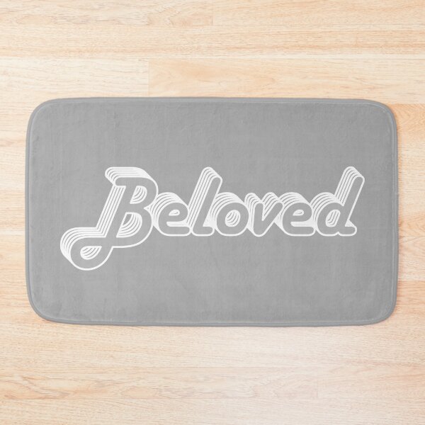 Item preview, Beloved Retro 70's Typography Grey designed and sold by Brenander.