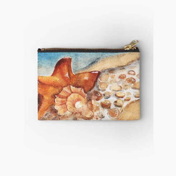 Item preview, Watercolor - Seashell on white beach  designed and sold by Karolien Kenis.