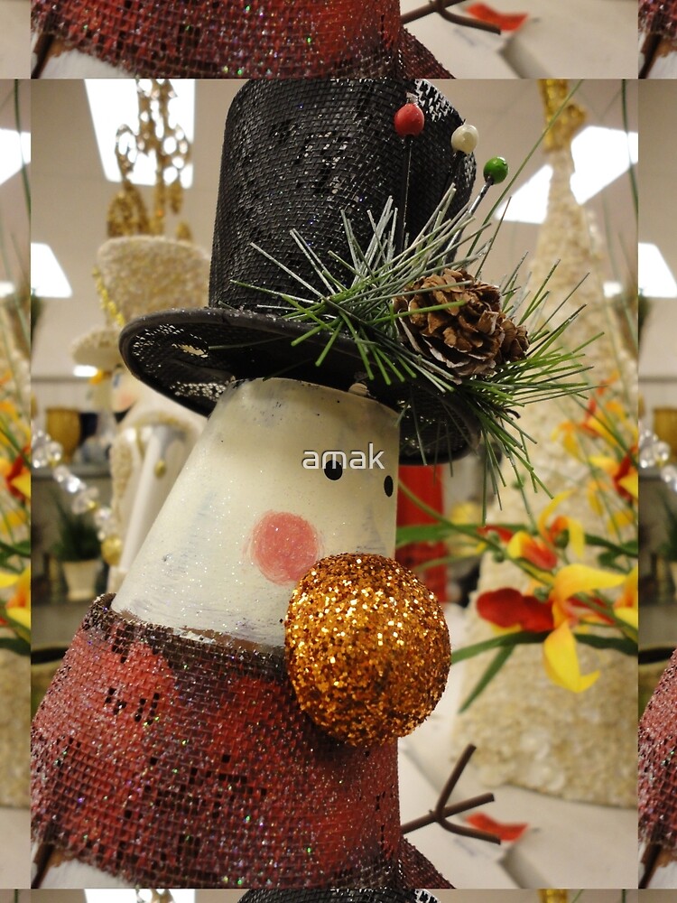 Snowman's Shiny Nose by amak