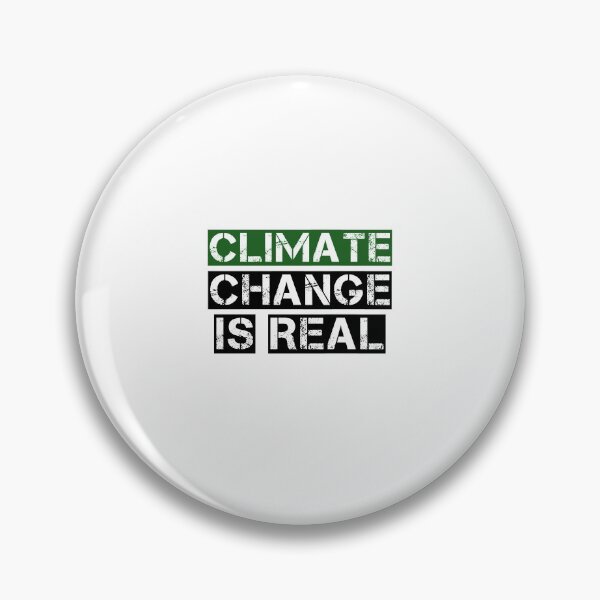 Item preview, Climate Change is Real in Black Distressed designed and sold by medbouk1.