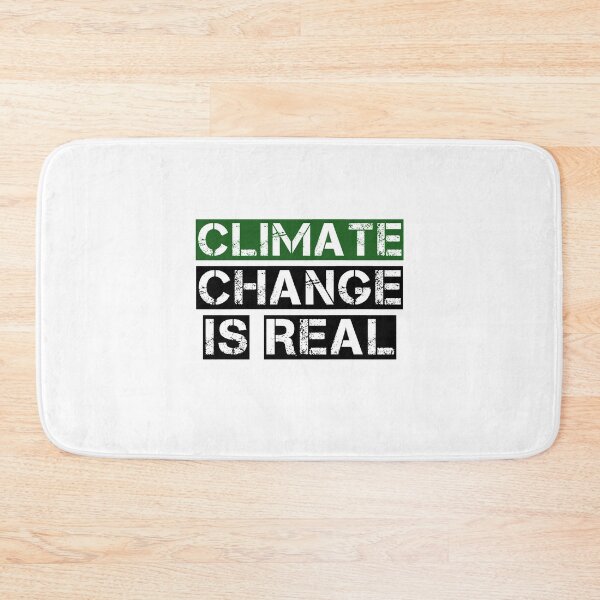 Item preview, Climate Change is Real in Black Distressed designed and sold by medbouk1.