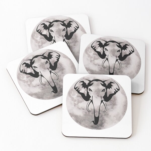 Item preview, Moon and elephant designed and sold by NaturaFotos.