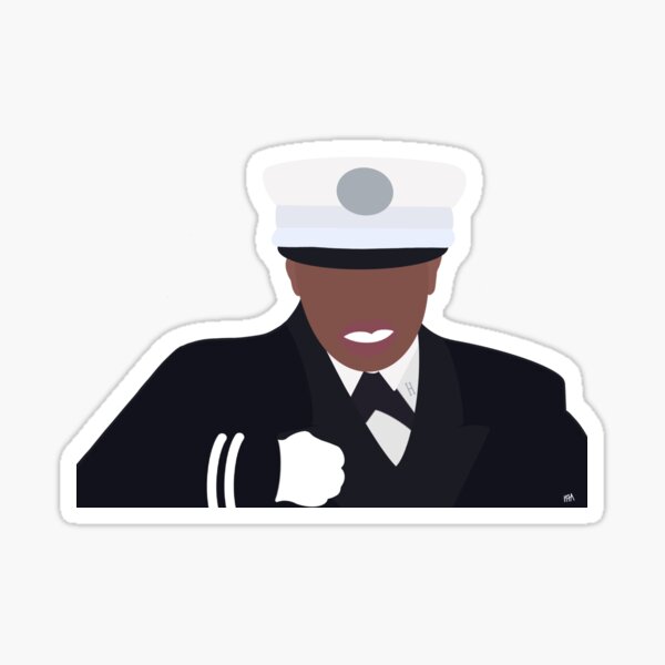 Fire Captain Andrea Hall from 2021 Inauguration Sticker