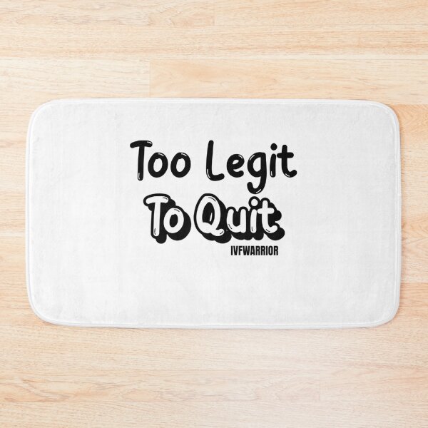Item preview, Too Legit To Quit Fertilty Shirt designed and sold by yarkamir.