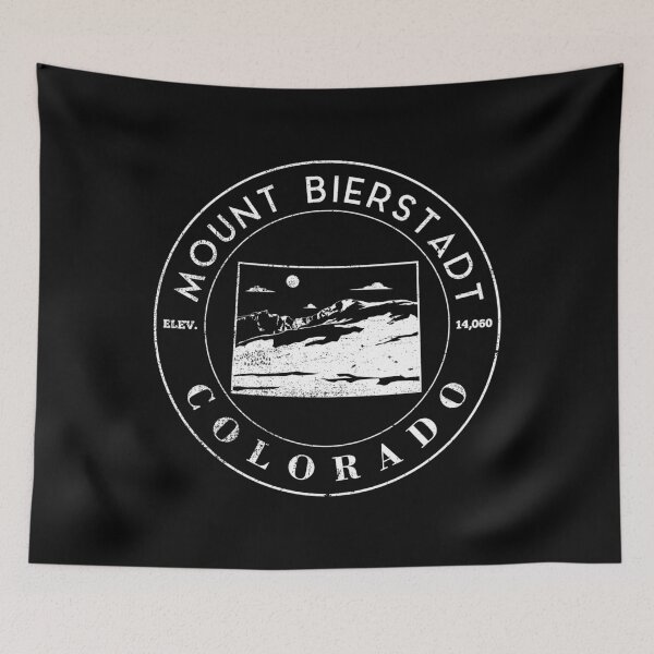 Item preview, Colorado Mountain State Shape Hiking Mt Bierstadt design designed and sold by jakehughes2015.