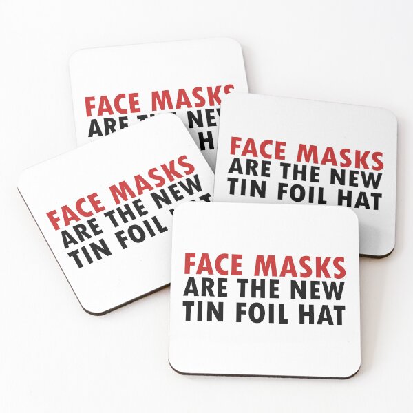 Item preview, Copy of Face Masks Are The New Tin Foil Hat funny designed and sold by 0umStore.