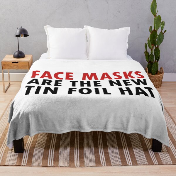 Item preview, Copy of Face Masks Are The New Tin Foil Hat funny designed and sold by 0umStore.