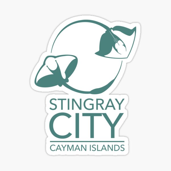 Vista previa del artículo con la obra «Stingray City - Ying Yang Islas Caimán Editar», diseñado y vendido por VacationCity.