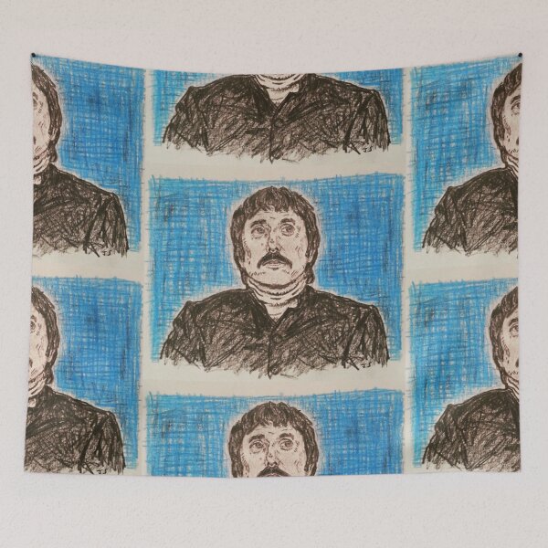 Item preview, Portrait of Lee Hazlewood designed and sold by NapTimeDesigns.