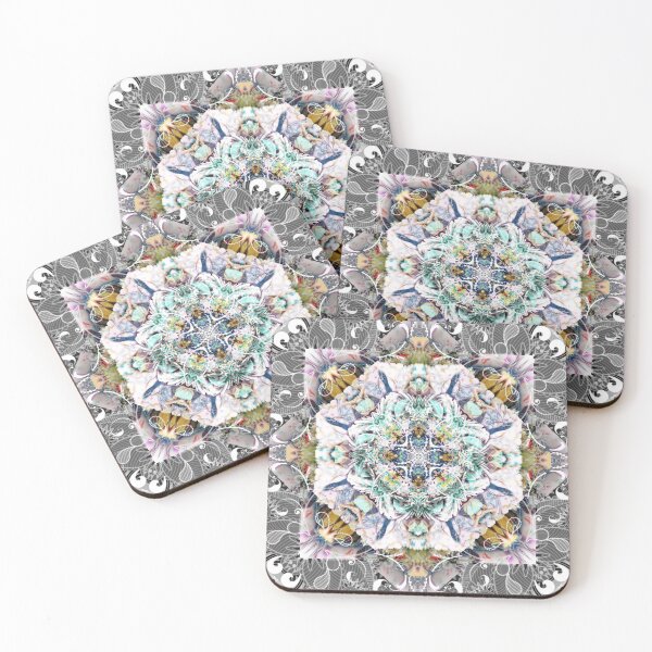 Item preview, Soft monochrome, colour centric flowers  designed and sold by DigitalArtSato.