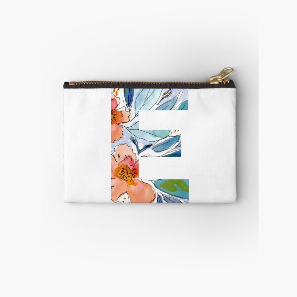 Item preview, Letter E - Watercolor Florals & Polka Dots designed and sold by vicnat.