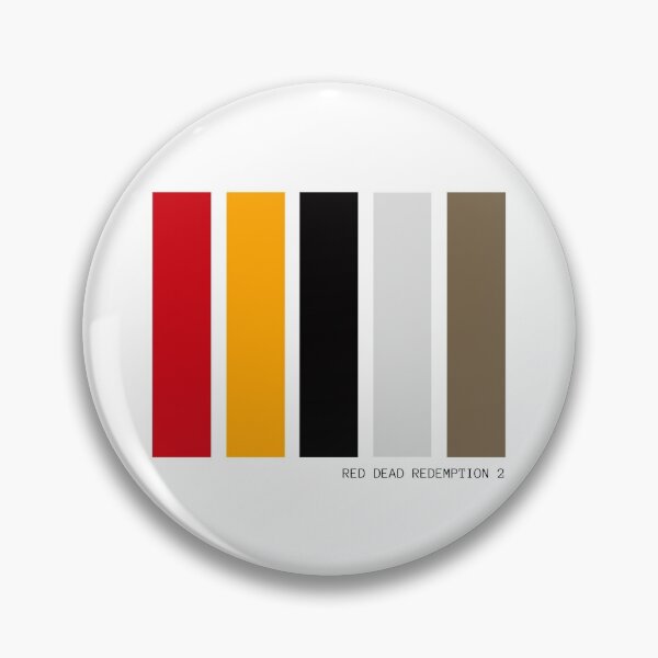 Aperçu de l'œuvre Palette de couleurs minimaliste Red Dead Redemption 2 créée et vendue par FandomLimited.
