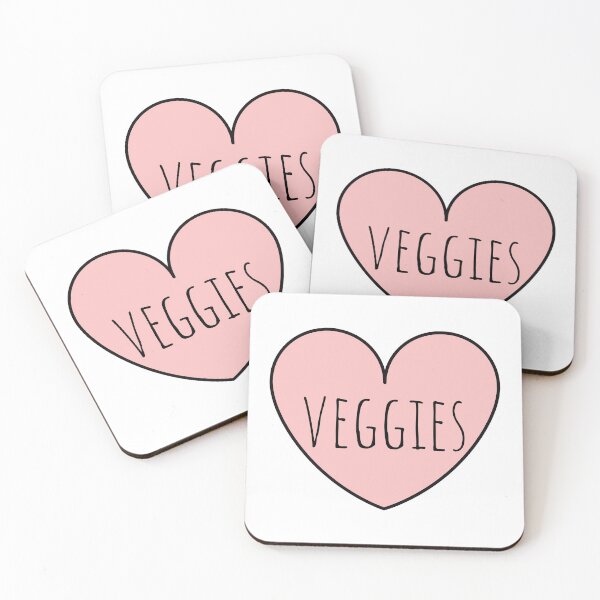 Item preview, I Love Veggies - Pink Heart designed and sold by KarolinaPaz.