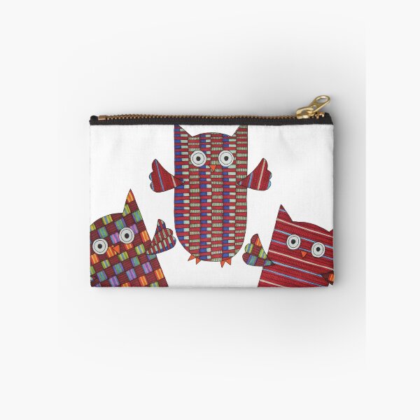 Item preview, 3 Red Owls Flying designed and sold by ErinBrieArt.