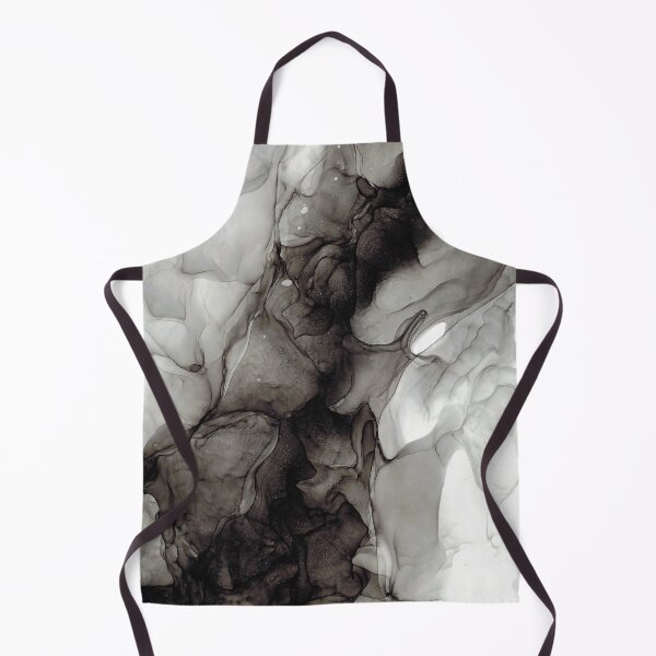 Item preview, Black Abstract 2 123 Alcohol Ink Painting by Herzart designed and sold by herzart.
