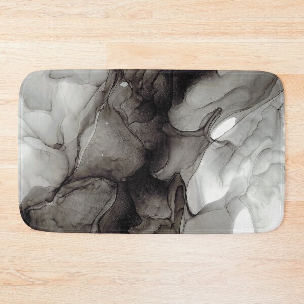 Item preview, Black Abstract 2 123 Alcohol Ink Painting by Herzart designed and sold by herzart.