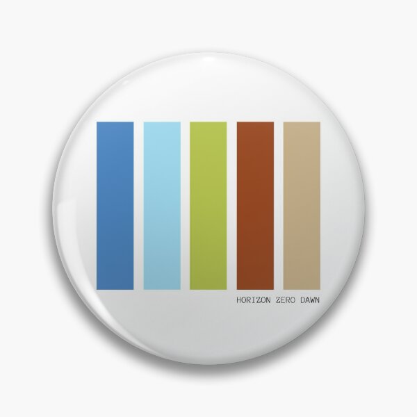 Item preview, Horizon Zero Dawn Minimalist Color Palette designed and sold by FandomLimited.