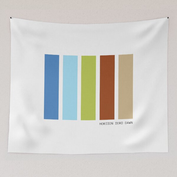 Item preview, Horizon Zero Dawn Minimalist Color Palette designed and sold by FandomLimited.