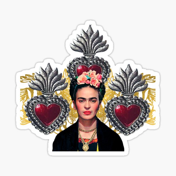 Aperçu de l'œuvre Frida Kahlo et le cœur sacré créée et vendue par Adriana C (All about Frida).