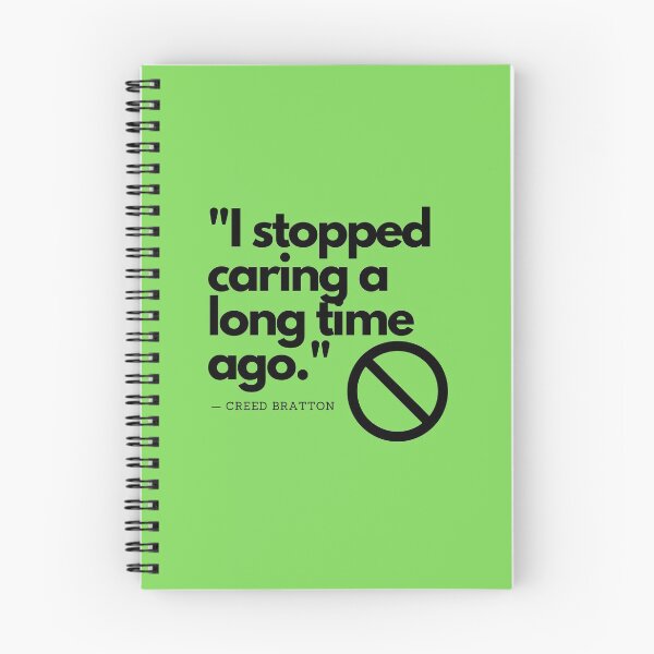 Item preview, "I stopped caring a long time ago." — Creed Bratton The office quotes designed and sold by shayberry.