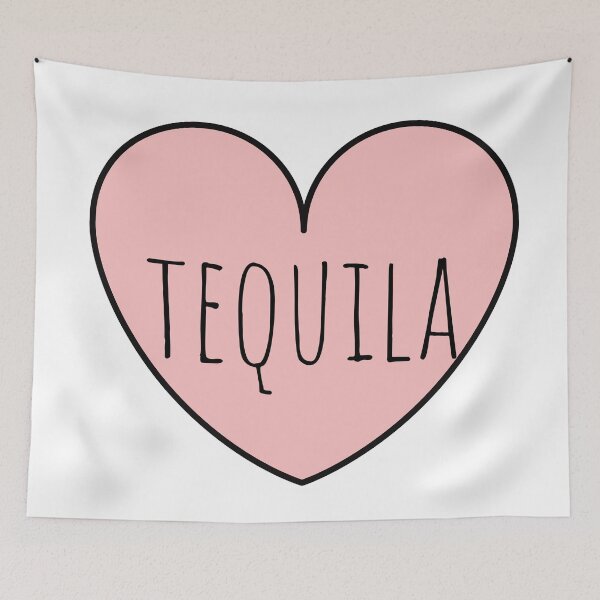 Item preview, I Love Tequila - Pink Heart designed and sold by KarolinaPaz.