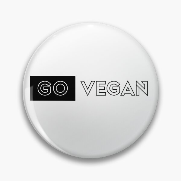 Item preview, Go Vegan. designed and sold by SteadfastVegan.