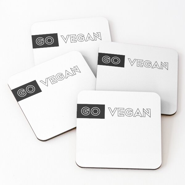 Item preview, Go Vegan. designed and sold by SteadfastVegan.
