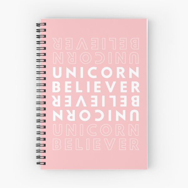 Item preview, Unicorn Believer Pink Background White Letters designed and sold by BrokenUnicorn.