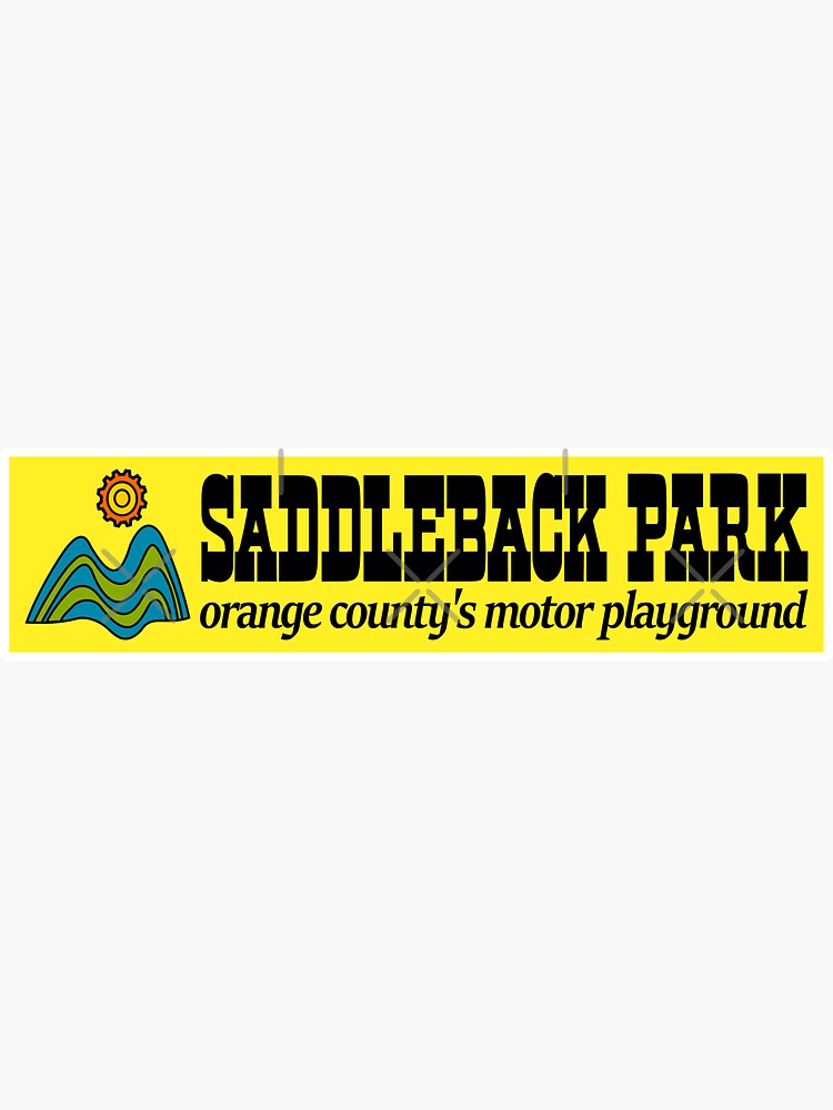 Saddleback Park Orange County's Motor Playground Western Logo by racerspitstop